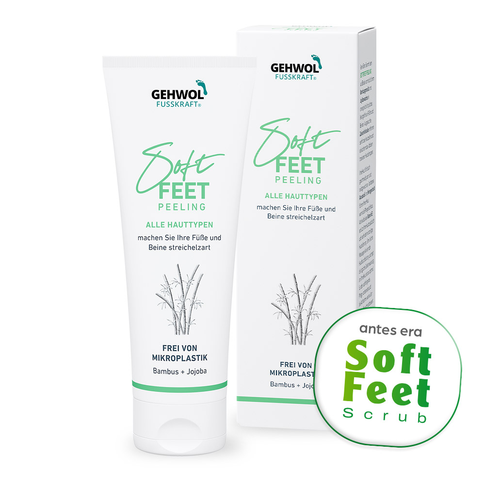 Exfoliante con gránulos de bambú<u>Soft Feet Scrub 125ml </u>