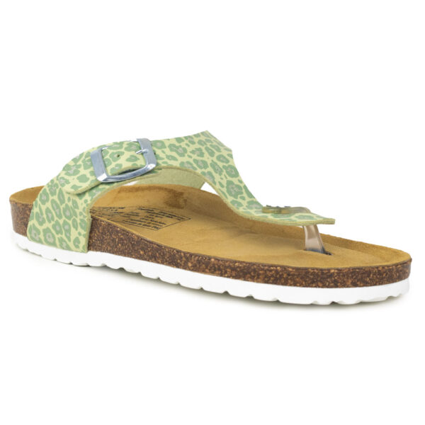 Biosandalias Estampado Verde