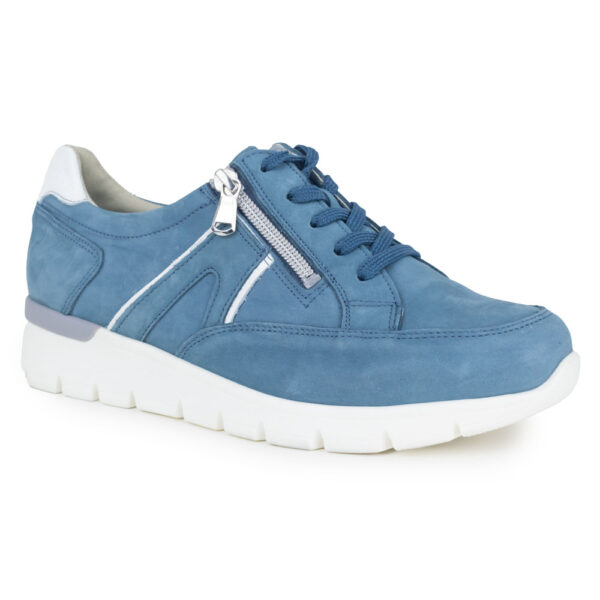 Waldläufer K-Ramona Denim Weiss
