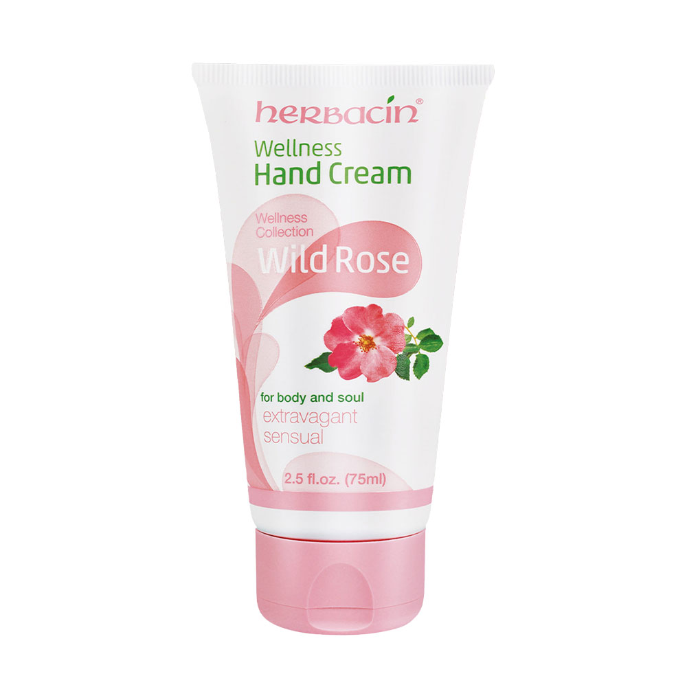 Crema humectante de manos <u>Herbacin Wellness Wild Rose 75ml</u>