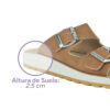 FlyFlot Women Sandals Tan - Imagen 2