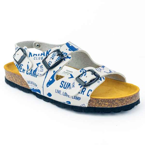 Biosandalias Kids Gris Estampada