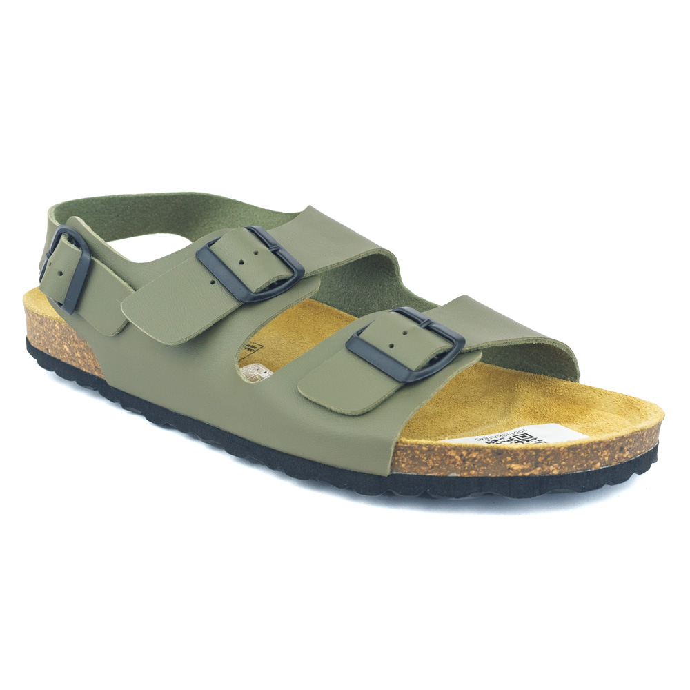 Biosandalias Doble Correa Kaki