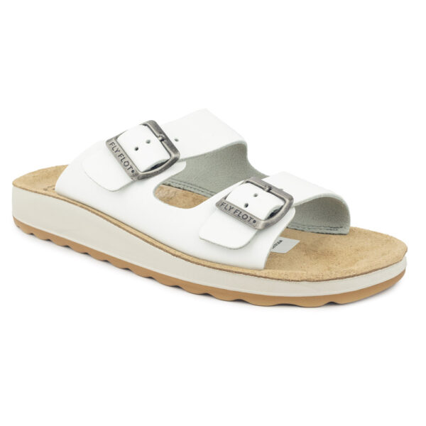 FlyFlot Sandalia con hebillas White