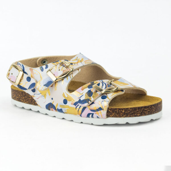 Biosandalias Kids Beige Estampada