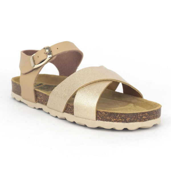 Biosandalias Kids Oro Taupe