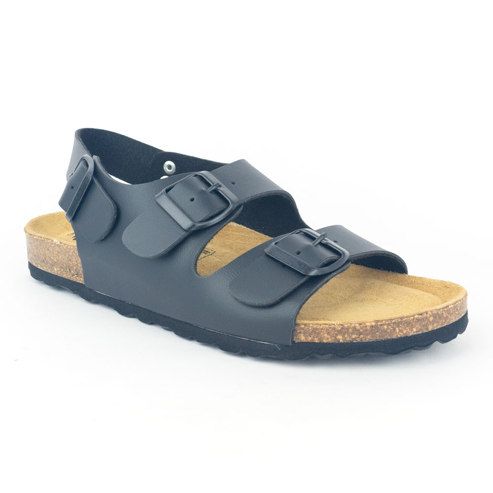 Biosandalias Formentera con pulsera Negra