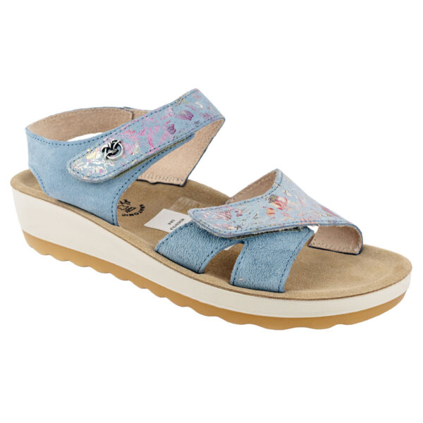 Fly Flot Sandalia con correa Light Blue