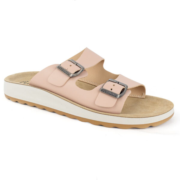 Fly Flot Sandalia doble correa Negra
