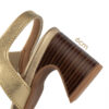 Dr. Barg Sandalia de confort Dorado - Imagen 3