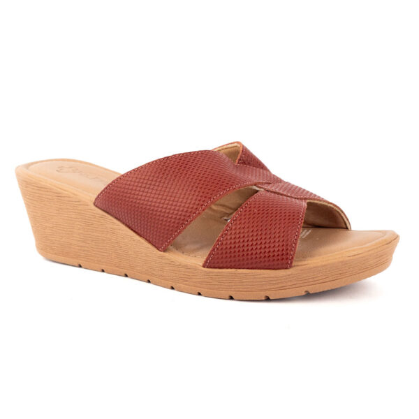 Dr. Barg Sandalia de confort Rojo