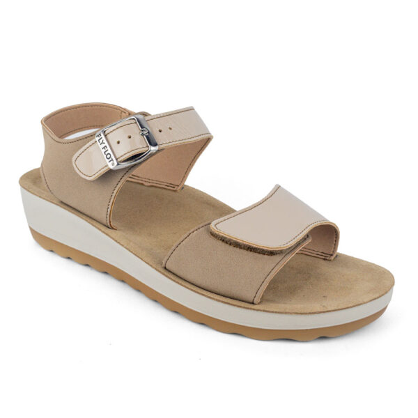 Fly Flot Sandalia Beige