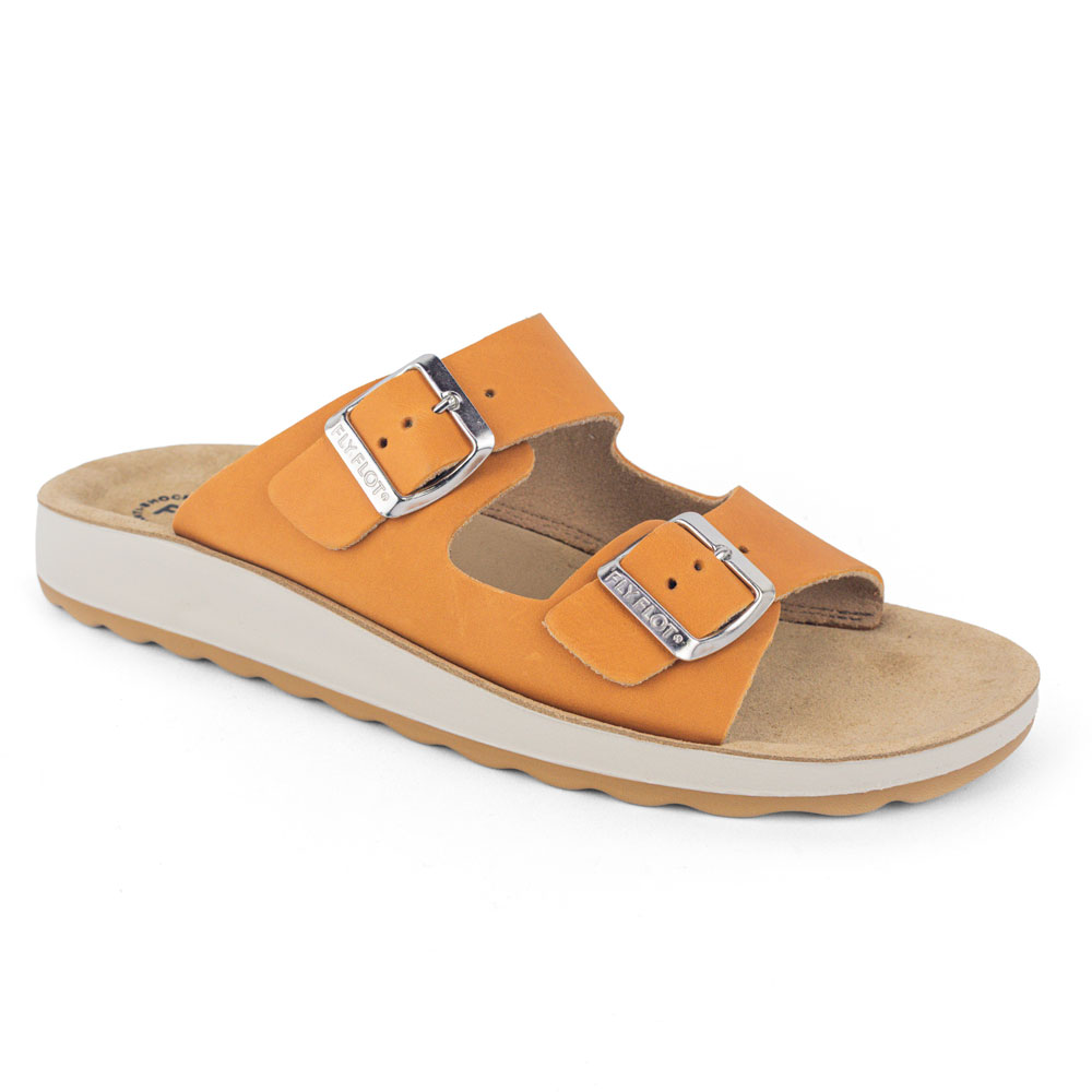 Fly Flot Sandalias Doble Hebilla Naranja