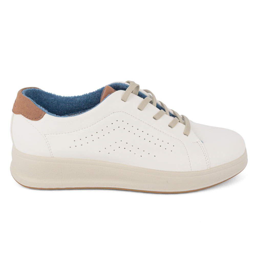 Fly Flot Calzado estilo deportivo Blanco Tan - Imagen 5