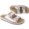 Fly Flot Sandalias Doble Hebilla Metálica Silver - Imagen 3