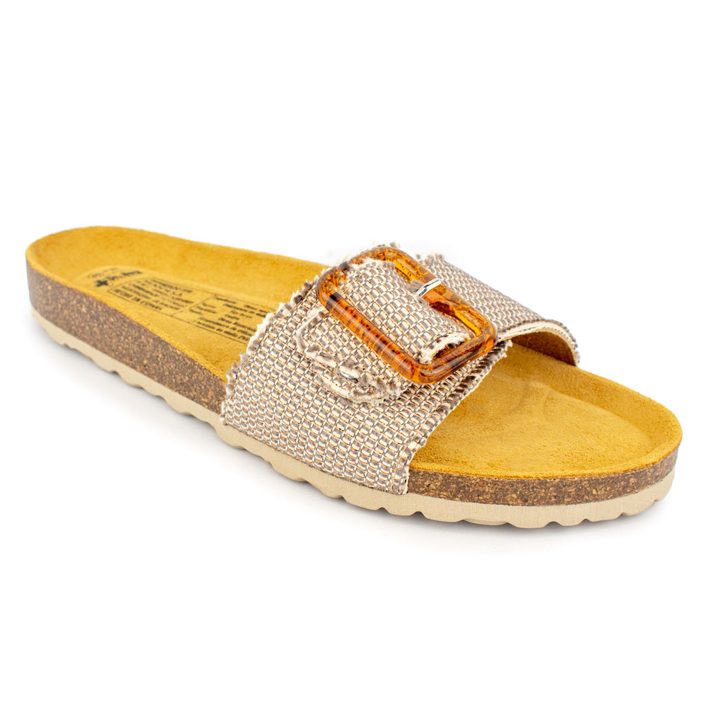Biosandalias Slip On Beige