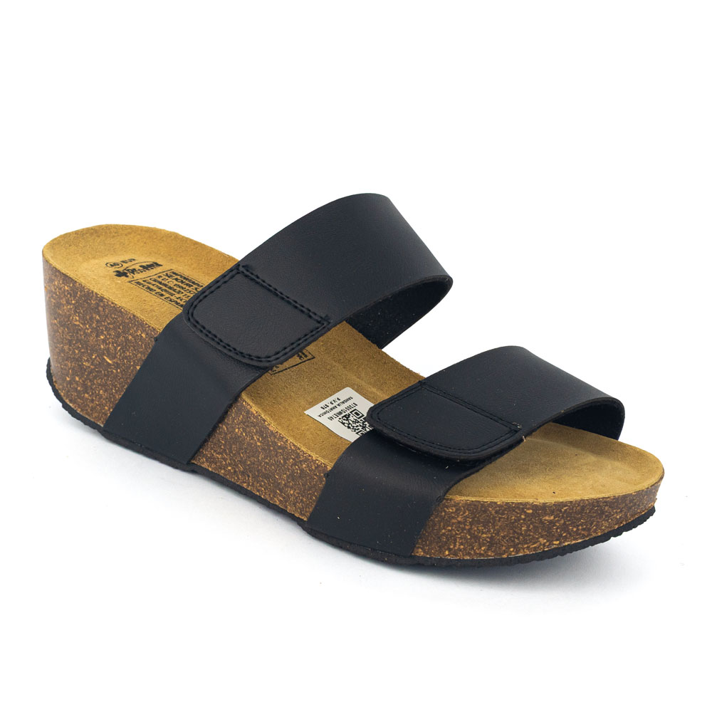 Biosandalias Plataforma Negra