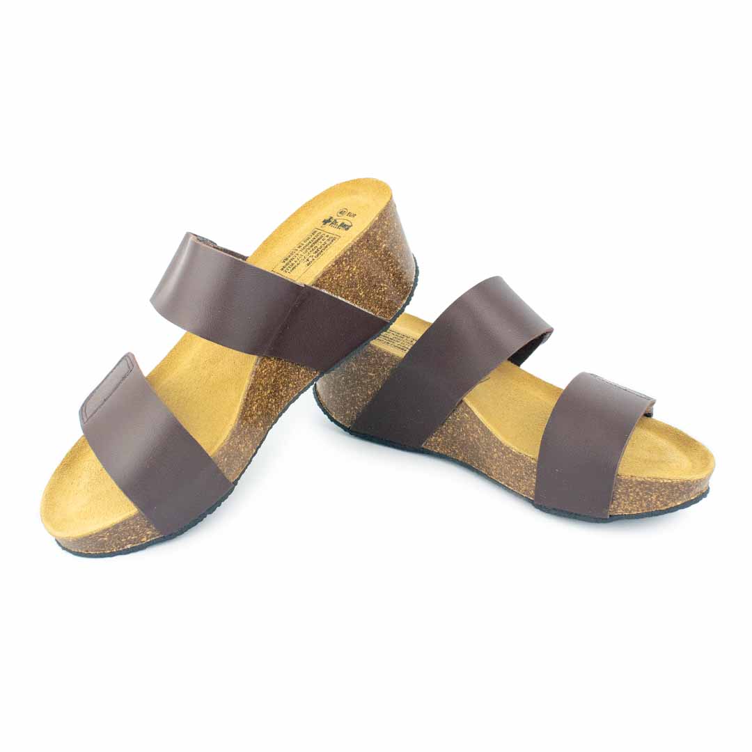 Biosandalias Plataforma Marrón - Imagen 3