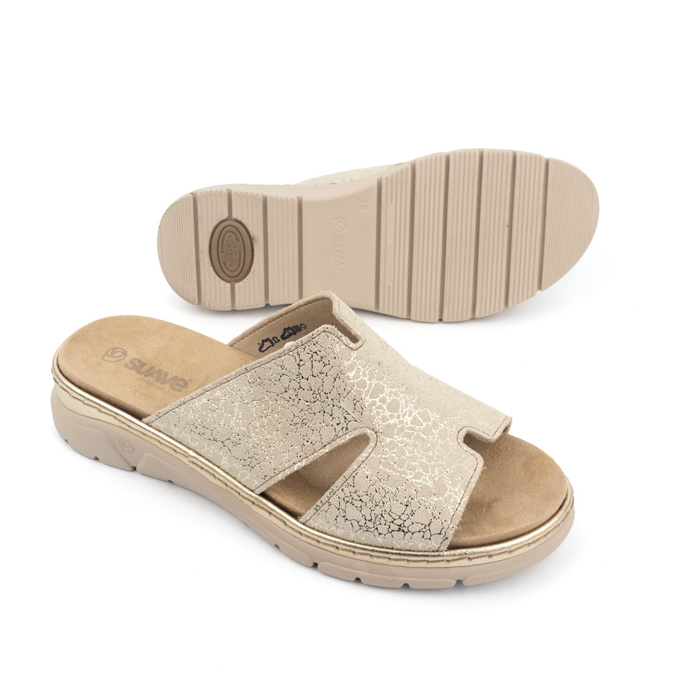 Suave Mule Comfort Light Gold - Imagen 4